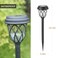 EXCMARK 10 Pack Solar Lights Outdoor Garden Pathway Solar Powered Yard Lights for Walkway Sidewalk Driveway