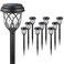 EXCMARK 10 Pack Solar Lights Outdoor Garden Pathway Solar Powered Yard Lights for Walkway Sidewalk Driveway