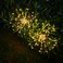 JJGoo Solar Firework Lights 2 Pack 180 LEDs 2 Lighting Modes Solar Lights Outdoor Waterproof for Garden Patio Walkway Pathway Party Wedding Christmas Decorative Warm White