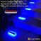 Lacasa Solar Deck Lights 4 Pack 40LM Solar Powered Step Lights Blue Light LED Dock Light Outdoor InGround Lights IP68 Waterproof Auto ONOff for Garden Stairs Driveway Pathway Lighting