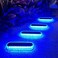 Lacasa Solar Deck Lights 4 Pack 40LM Solar Powered Step Lights Blue Light LED Dock Light Outdoor InGround Lights IP68 Waterproof Auto ONOff for Garden Stairs Driveway Pathway Lighting