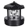 CALIDAKA Solar Powered Lighthouse Garden Light413 x 433 in 360 Rotating LED Beacon IP44 Waterproof Outdoor Decor Statue for Yard Lawn Patio Balcony