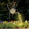 Xugenxes Watering Can with Lights Solar Lights for Outdoor Garden Art Decor Hanging Solar Lanterns Metal Waterproof for Walkway Yard Pathway Patio Table