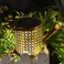 Xugenxes Watering Can with Lights Solar Lights for Outdoor Garden Art Decor Hanging Solar Lanterns Metal Waterproof for Walkway Yard Pathway Patio Table