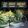 Linkind Solar Lights Outdoor Waterproof IP65 StarRay DusktoDawn Outdoor Solar Lights 3 Lighting Modes Solar Spot Lights Outdoor for Garden Yard Landscape Daylight 6 Pack