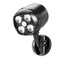 Ottymer Battery Powered Outdoor Motion Sensor Light 600LM 6000K Waterproof WideAngle Detection Auto OnOff LED Security Light for Garage Yard Front Door Stair and Driveway Black2 Pack