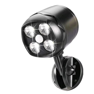 Ottymer Battery Powered Outdoor Motion Sensor Light 600LM 6000K Waterproof WideAngle Detection Auto OnOff LED Security Light for Garage Yard Front Door Stair and Driveway Black2 Pack