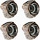 StarryMine Solar Rock Light Led 4 Pack Waterproof Garden Stone Lights Outdoor Landscaping Spotlights Yard Patio Pathway Driveway
