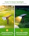 ZOOKKI Solar Spot Lights Outdoor Solar Lights Outdoor Waterproof IP65 3 Brightness Modes Dusk to Dawn Landscape Spotlights for Yard Garden Pathway Tree Decoration Warm White 4 Pack
