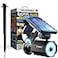 Bell+Howell BellHowell Bionic Spotlight Deluxe SolarPowered Spot Light 25 Feet Motion Sensor Sun Panels Waterproof Frost Resistant Patio Yard and Outdoor Lighting As Seen On TV Black
