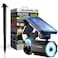 Bell+Howell BellHowell Bionic Spotlight Deluxe SolarPowered Spot Light 25 Feet Motion Sensor Sun Panels Waterproof Frost Resistant Patio Yard and Outdoor Lighting As Seen On TV Black