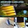 AUDLES LED Solar Step Lights Waterproof Outdoor Stair Lights Warm White Solar Deck Light IP67 Solar Decoration Lights for Yard Patio Garden Walkways Front Door Pathway Driveway Porch 2PK