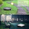 Frienda 4 Pieces Replacement Solar Light Tops Outdoor Hanging Lantern Solar Light Parts Round Waterproof Decorative for Outdoor Hanging Lanterns Warm335 Inch in Diameter
