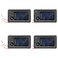 AQEENURA Battery Box Solar Lantern Light Replacement Parts Top for Outdoor Hanging Lanterns Container Home Solar Lamp Hanging Lantern Led Accessories DIY Garden Decor 4PCS