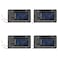 AQEENURA Battery Box Solar Lantern Light Replacement Parts Top for Outdoor Hanging Lanterns Container Home Solar Lamp Hanging Lantern Led Accessories DIY Garden Decor 4PCS