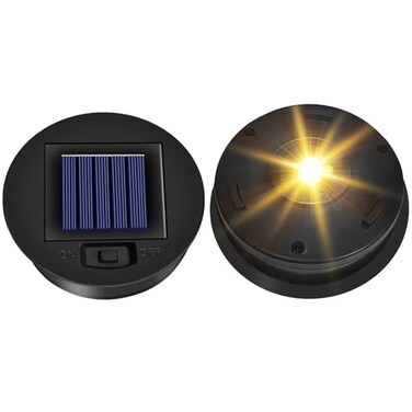 ostritec Ostritec 2 Pack Solar Lights Replacement Top 33 inch Top 291 inch Bottom Waterproof Warm White