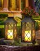 Otdair Solar Lanterns Outdoor Waterproof 2 Pack 14 Hanging Solar Lantern