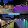 Bridika Solar Fence Lights Outdoor Waterproof Warm White Color Glowt LED for Backyard Patio Deck Railing Stair Handrail Pool and Wall 8 Packs