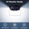 CLAONER Solar Lights Outdoor 128 LED6 Packs Solar Motion Sensor Lights 3 Working Modes Outdoor Lights with 270 Wide Angle Wireless IP65 Waterproof Security Light for Fence Patio Cold White