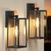 PARTPHONER Dusk to Dawn Outdoor Light Fixtures Wall Mount Sensor Porch Lights AntiRust Exterior Wall Sconce Lighting Lamp Waterproof Wall Lantern for Doorway Garage 2Pack