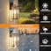 PARTPHONER Dusk to Dawn Outdoor Light Fixtures Wall Mount Sensor Porch Lights AntiRust Exterior Wall Sconce Lighting Lamp Waterproof Wall Lantern for Doorway Garage 2Pack