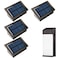 Yotopow Solar Light Replacement Top for Outdoor Fence Lights and Wall Lights Solar Light Inserts 10Lumens Waterproof 4 Pack