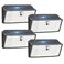 APILAB Upgraded Solar Lights Outdoor 4 Pack 418 LED Motion Sensor Outdoor Lights 3 Modes Security Light IP65 Waterproof Solar Powered Wall Light for Outside Yard Garage Deck Fence