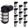 GreenLighting Solar Post Cap Lights Marina 4x4 Solar Post Cap Lights LED Waterproof 12 Pack