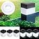 Tujoe Solar Post Cap Lights Fence Post Solar Lights 2in x 2in 5cm x 5cmWhite6 Pack