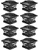 Davinci Lighting Renaissance Solar Outdoor Post Cap Lights Includes Bases for 4x4 5x5 6x6 Posts Bright LED Light Slate Black 8 Pack