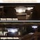 HUYIENO Solar Post Cap Lights Outdoor LED Lighting Deck Fence With Two Light Modes Warm WhiteBright White Suitable for 4x4 Wooden Posts Brushed Copper 6PK