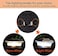 HUYIENO Solar Post Cap Lights Outdoor LED Lighting Deck Fence With Two Light Modes Warm WhiteBright White Suitable for 4x4 Wooden Posts Brushed Copper 6PK
