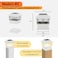 Involux Single Solar Post Cap Light Modern 2 Fits True 4x4 Vinyl 5x5 Wood Posts 3 Color Temp 50 Lumen Waterproof Outdoor Lights for Deck Fence Elegant White