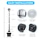 Kemeco Solar Post Light ST4311AHP Dusk to Dawn Outdoor Bright Post Lamp with Planter for Lawn Yard Garden Patio Deck Walkway Landscape Decor LampPlanter