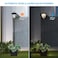 Kemeco Solar Post Light ST4311AHP Dusk to Dawn Outdoor Bright Post Lamp with Planter for Lawn Yard Garden Patio Deck Walkway Landscape Decor LampPlanter