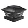 Davinci Lighting Renaissance Solar Outdoor Post Cap Lights Includes Bases for 4x4 5x5 6x6 Posts Bright LED Light Slate Black 1 Pack