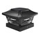 Davinci Lighting Renaissance Solar Outdoor Post Cap Lights Includes Bases for 4x4 5x5 6x6 Posts Bright LED Light Slate Black 1 Pack
