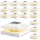 JOFIOS Solar Post Cap Lights Outdoor 16pack White Waterproof Solar Powered Deck Fence Post Lights Fit 4x4 WoodVinyl Posts Bright Warm White Solar Cap Light Decorate Deck Patio Porch Fence