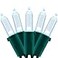 YULETIME 200 Cool White LED Christmas Lights 66 ft Green Wire String Light