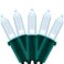 YULETIME 200 Cool White LED Christmas Lights 66 ft Green Wire String Light