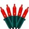 YULETIME 200 Red LED Christmas Lights 66 ft Green Wire UL String Light