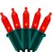 YULETIME 200 Red LED Christmas Lights 66 ft Green Wire UL String Light