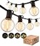 DAMAING Outdoor String Lights 300FT Waterproof Globe String Lights with 1504 Shatterproof G40 LED BulbsDimmable Connectable Patio Lights String for Hanging Bistro Backyard Gazebo2Pack x 150 FT