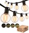 DAMAING Outdoor String Lights 300FT Waterproof Globe String Lights with 1504 Shatterproof G40 LED BulbsDimmable Connectable Patio Lights String for Hanging Bistro Backyard Gazebo2Pack x 150 FT