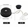 ASDFG 2 Pack Solar Watering Can String Lights Round Solar Panel Outdoor Waterproof 32 Ft LED Copper Wire Hanging Lanterns Battery Box Replacement Accessories WarmCold
