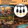 Banord Outdoor String Lights 48FT Waterproof Patio Lights with 2W Dimmable LED Bulbs for Outdoor Backyard Garden Deck Porch Gazebo Balcony Camping Party