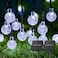 Brightown 2Pack 120 LED 72 FT Solar String Lights Outdoor Waterproof Solar Powered Patio Lights with 8 Lighting Modes for Garden Yard Porch Wedding Party Decor Pure White