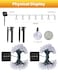 Brightown 2Pack 120 LED 72 FT Solar String Lights Outdoor Waterproof Solar Powered Patio Lights with 8 Lighting Modes for Garden Yard Porch Wedding Party Decor Pure White