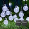 Brightown 2Pack 120 LED 72 FT Solar String Lights Outdoor Waterproof Solar Powered Patio Lights with 8 Lighting Modes for Garden Yard Porch Wedding Party Decor Pure White