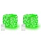 Dazzle Bright Fairy Lights Battery Operated 2 Pack Total 40FT 120LED Silver Wire Waterproof String Lights Christmas St Patricks Day Decorations for Indoor Outdoor Bedroom Yard Decor Green
